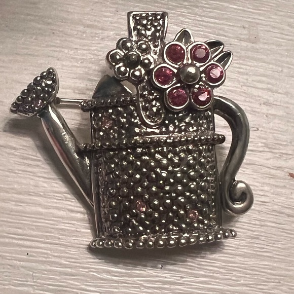 Vintage stamped water can brooch - Picture 1 of 3